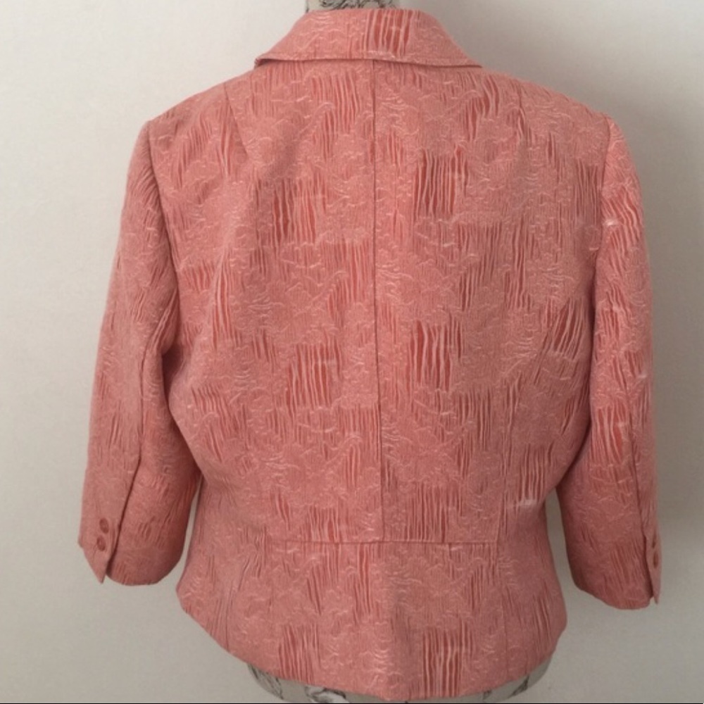 𝅺🆕 Worthington Coral 3/4 Sleeve Blazer 18 - Picture 2 of 4
